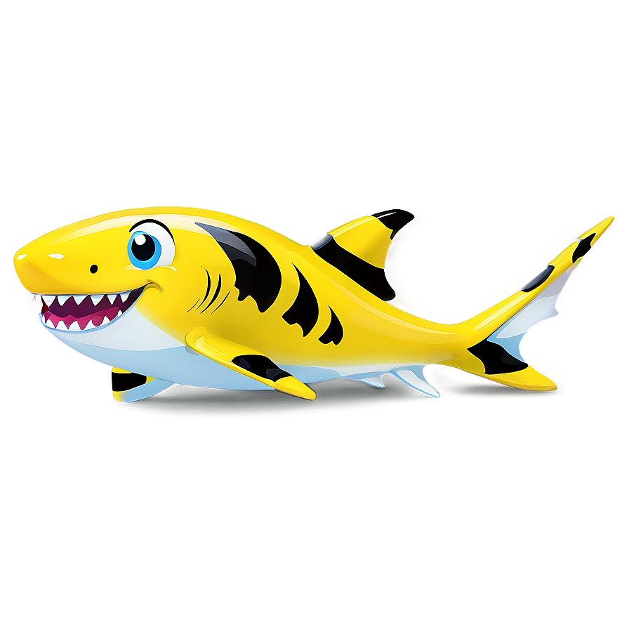 Yellow Baby Shark Birthday Theme Png Mjj PNG Image