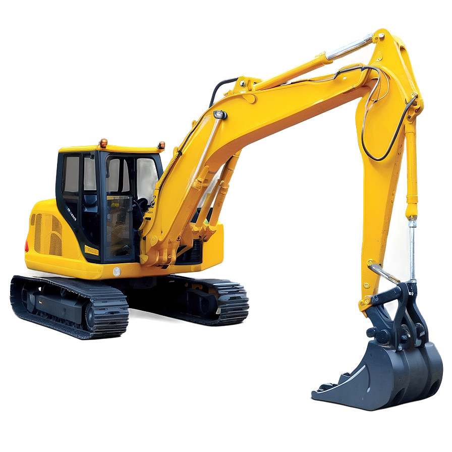 Yellow Backhoe Construction Png 06272024 PNG Image