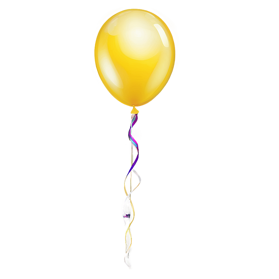 Yellow Balloon Bundle Png 06262024 PNG Image