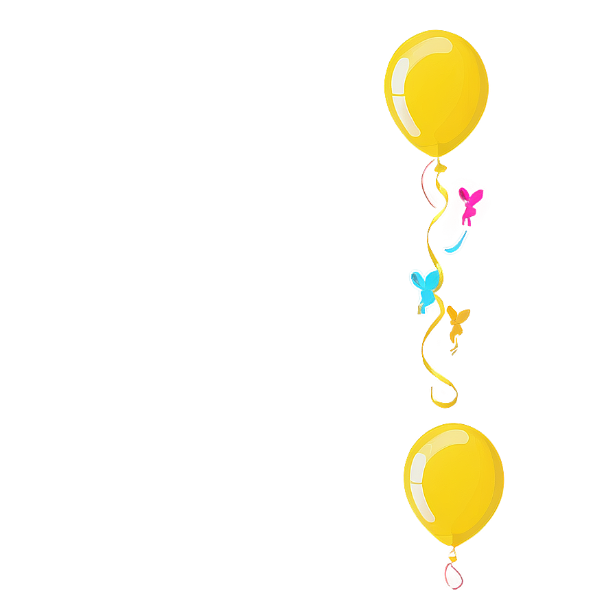 Yellow Balloon Png Owv54 PNG Image