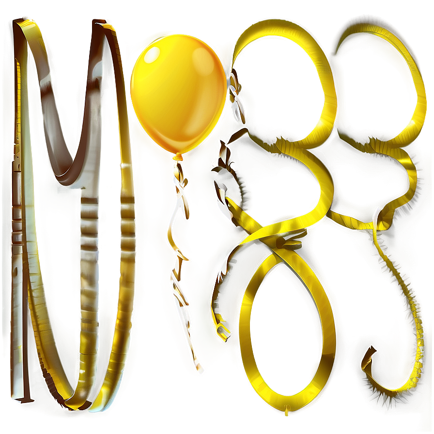 Yellow Balloon Shadow Png Wxh73 PNG Image