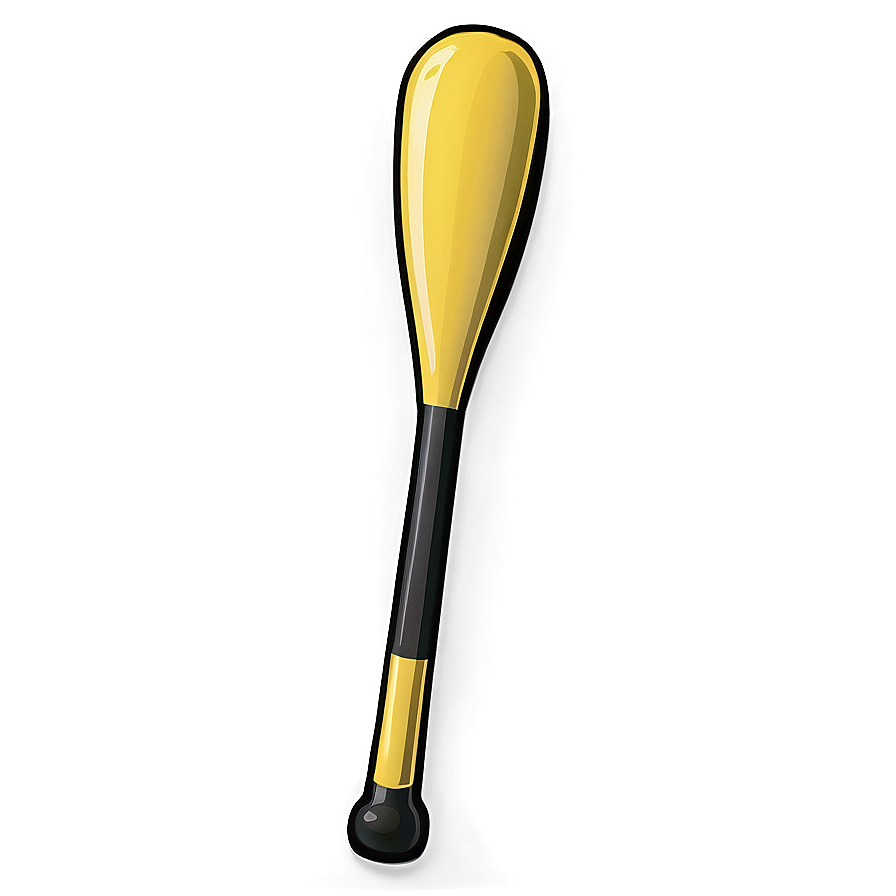 Yellow Baseball Bat Png 05242024 PNG Image