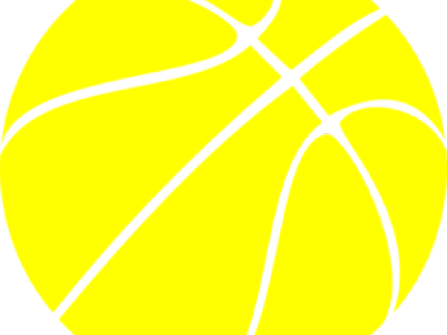 Yellow Basketball Logo Graphic PNG Image