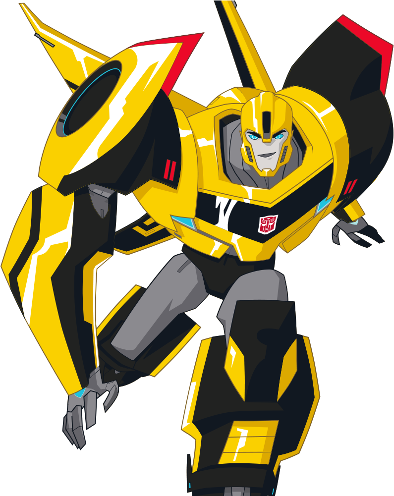 Yellow Black Autobot Illustration PNG Image