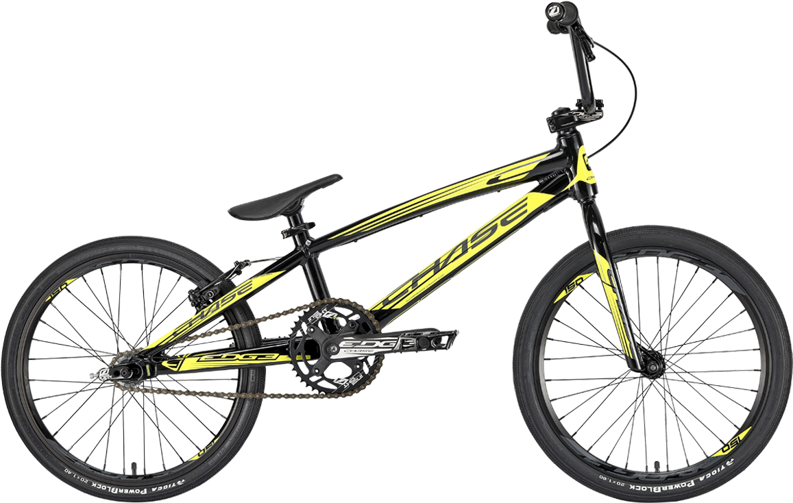 Yellow Black B M X Bike PNG Image