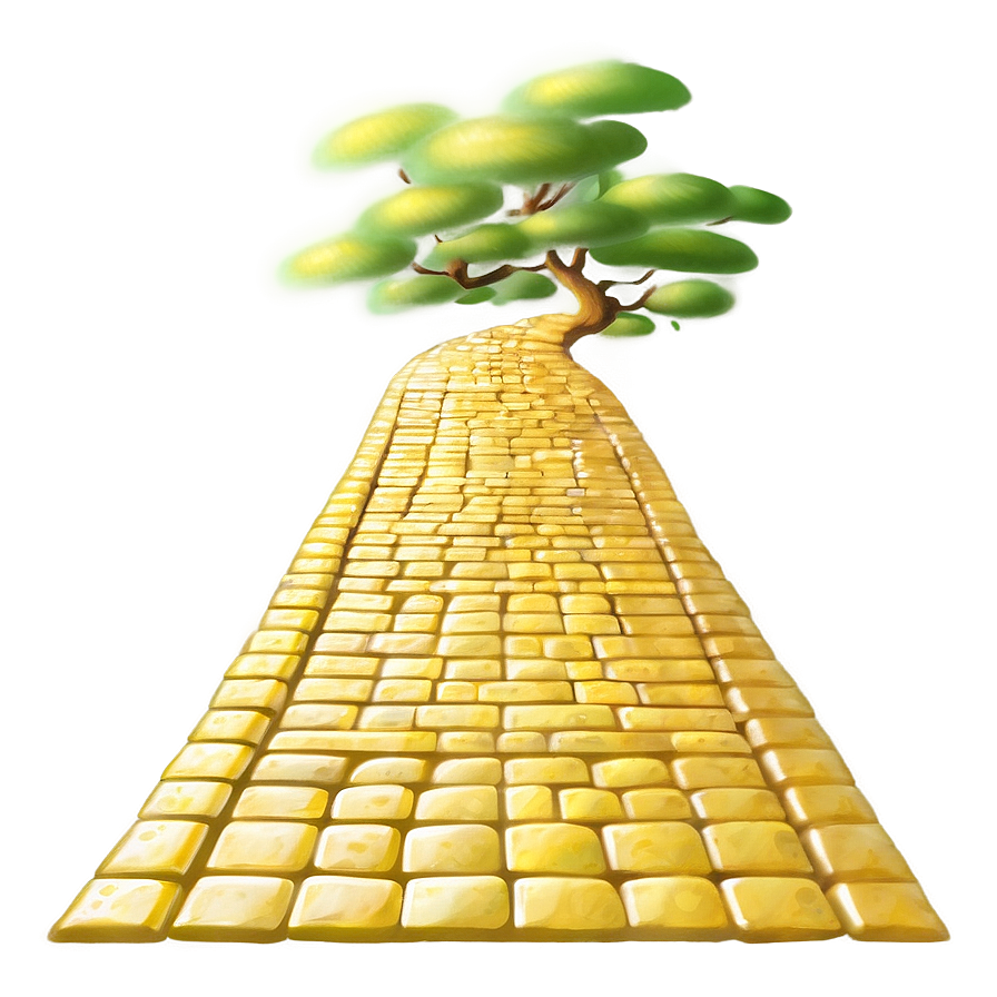 Yellow Brick Road At Dawn Png Gru13 PNG Image