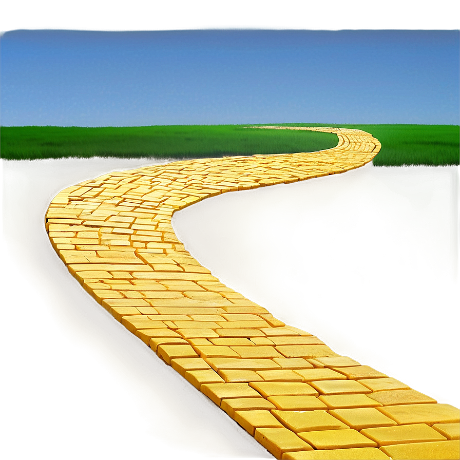 Yellow Brick Road Leading To Adventure Png Vhf PNG Image