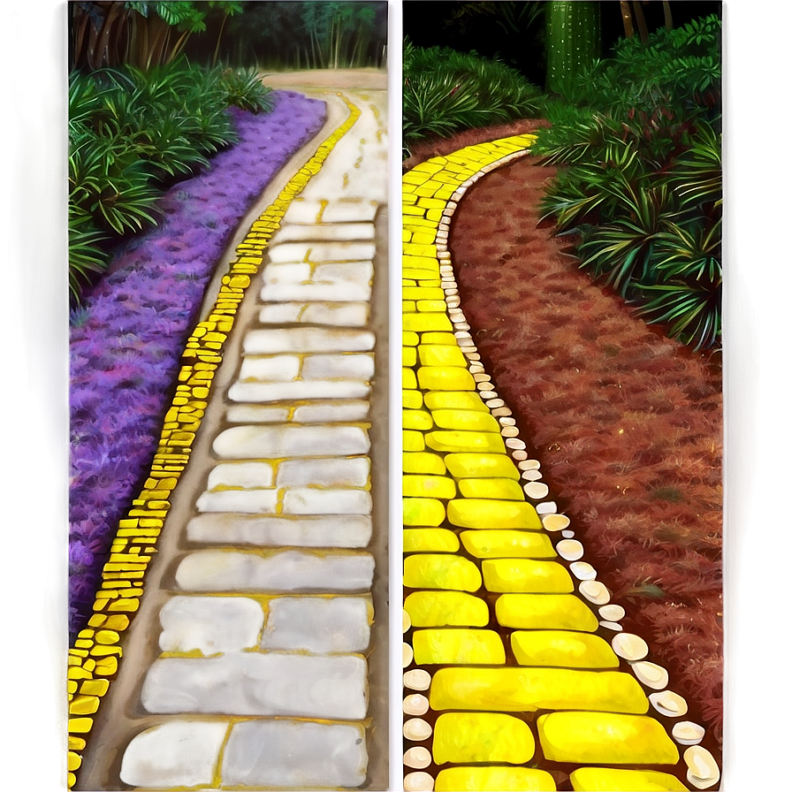 Yellow Brick Road Leading To Mystery Png Orl64 PNG Image