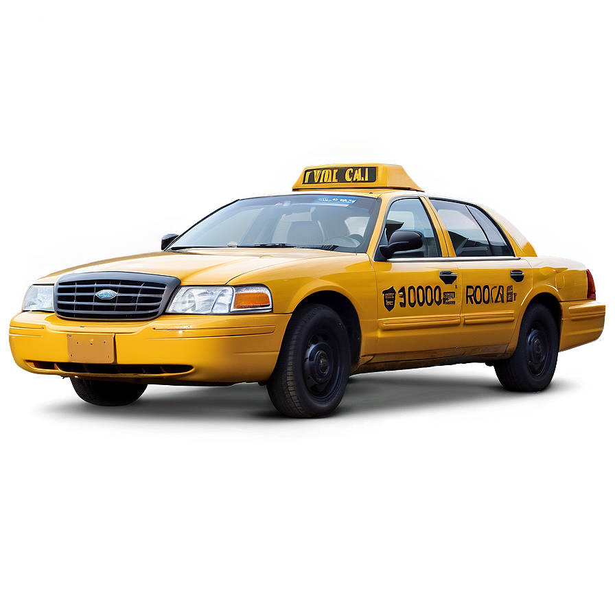 Yellow Cab Taxi Car Png 50 PNG Image