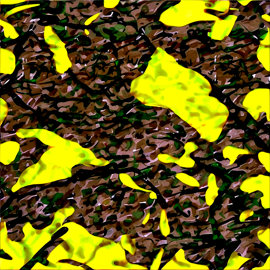 Yellow Camo Texture Png Fdn PNG Image