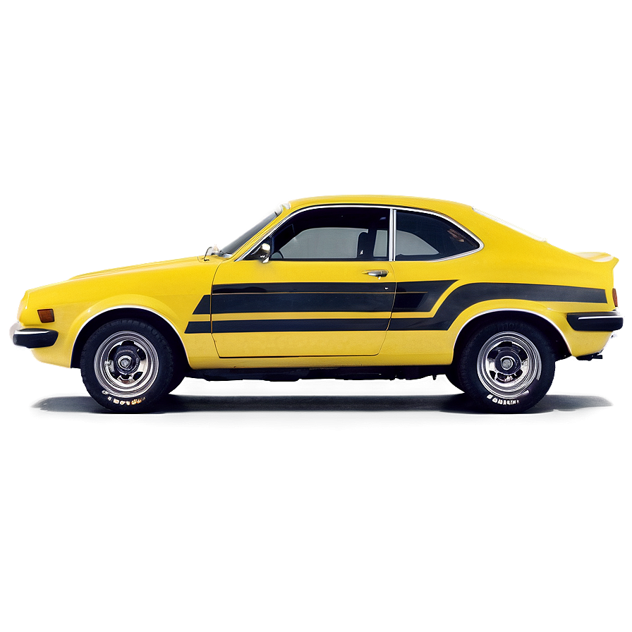 Yellow Car A PNG Image