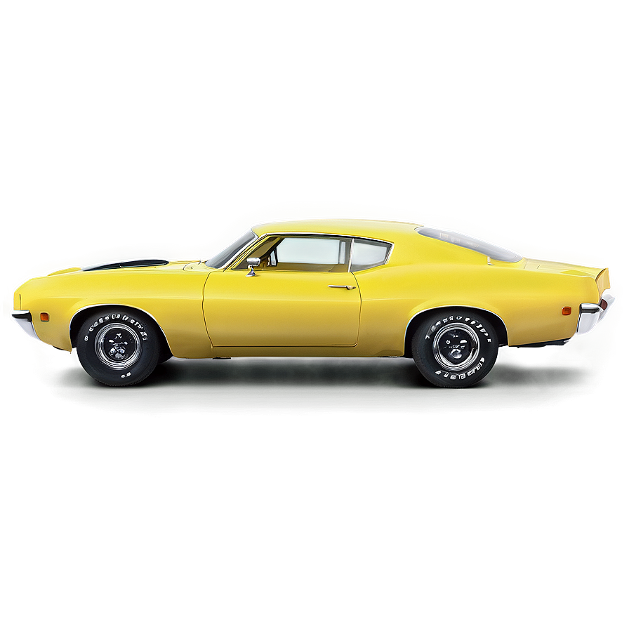 Yellow Car D PNG Image