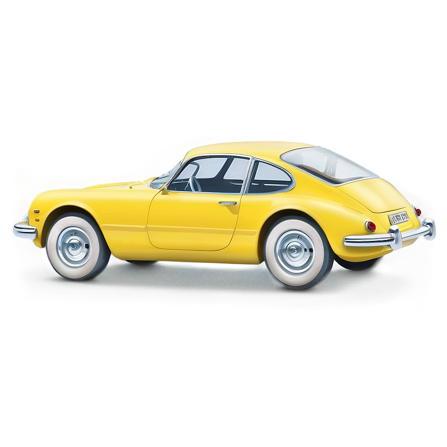 Yellow Car Illustration Png Emv PNG Image