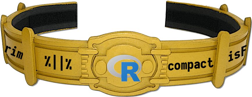 Yellow Championship Belt Graphic PNG Image