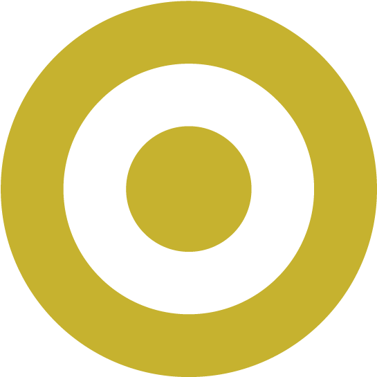 Yellow Concentric Circles Graphic PNG Image