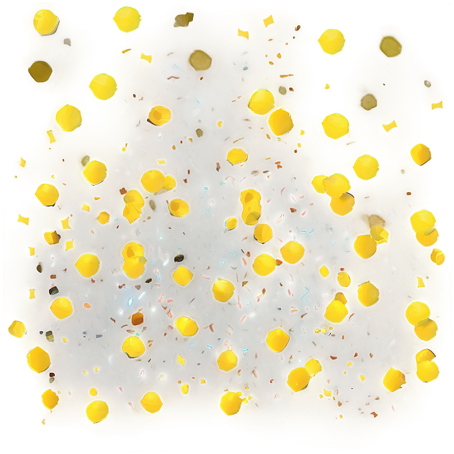 Yellow Confetti Png 04292024 PNG Image