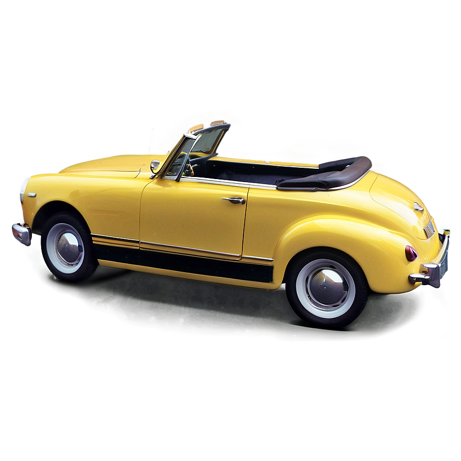 Yellow Convertible Car Png 82 PNG Image