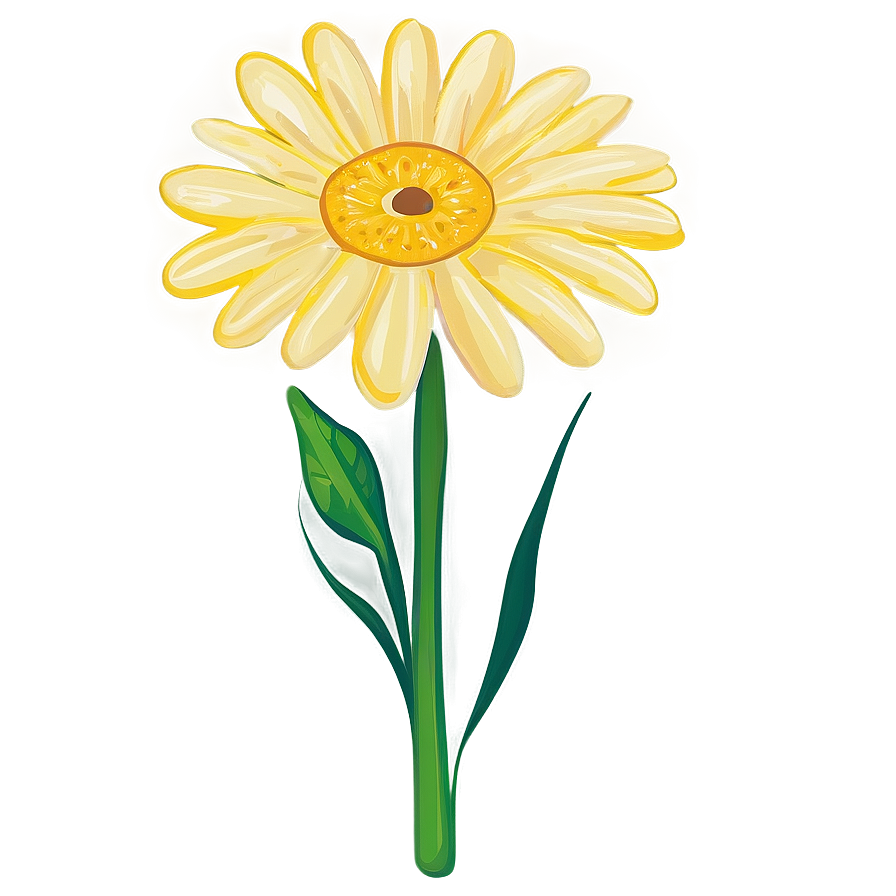 Yellow Daisy Vector Art Png Ape PNG Image