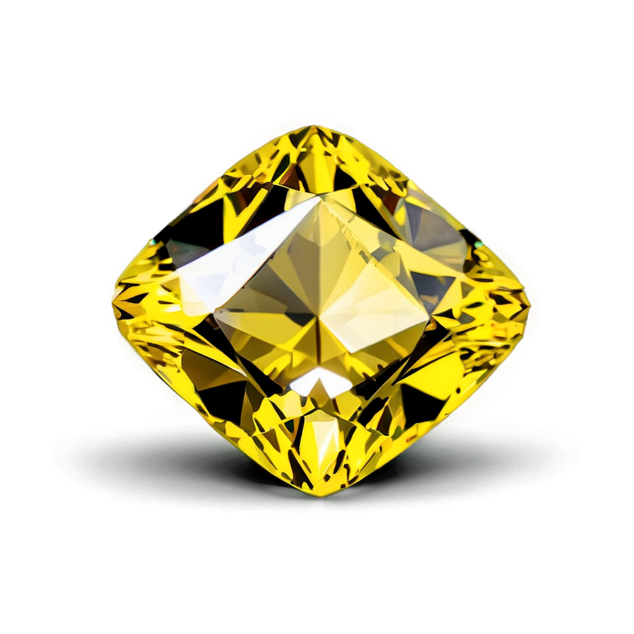 Yellow Diamond Halo Design Png Exv63 PNG Image