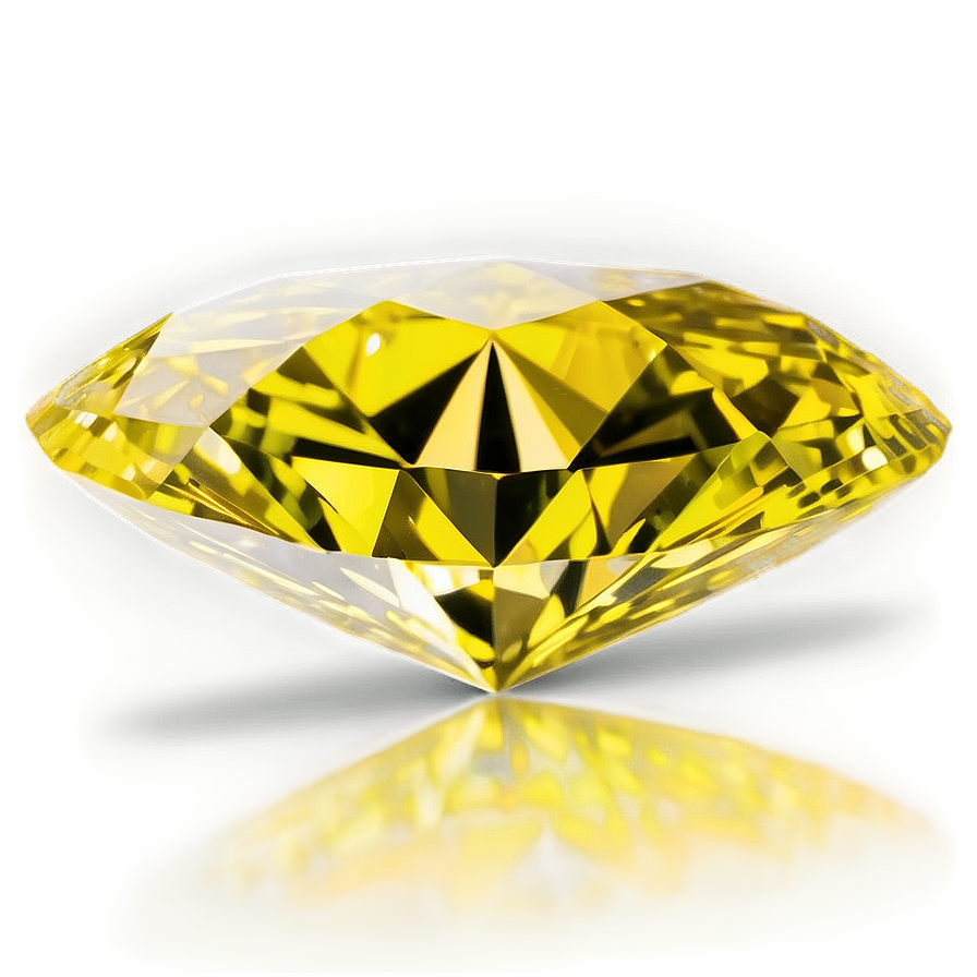 Yellow Diamond In Natural Light Png Ipm PNG Image