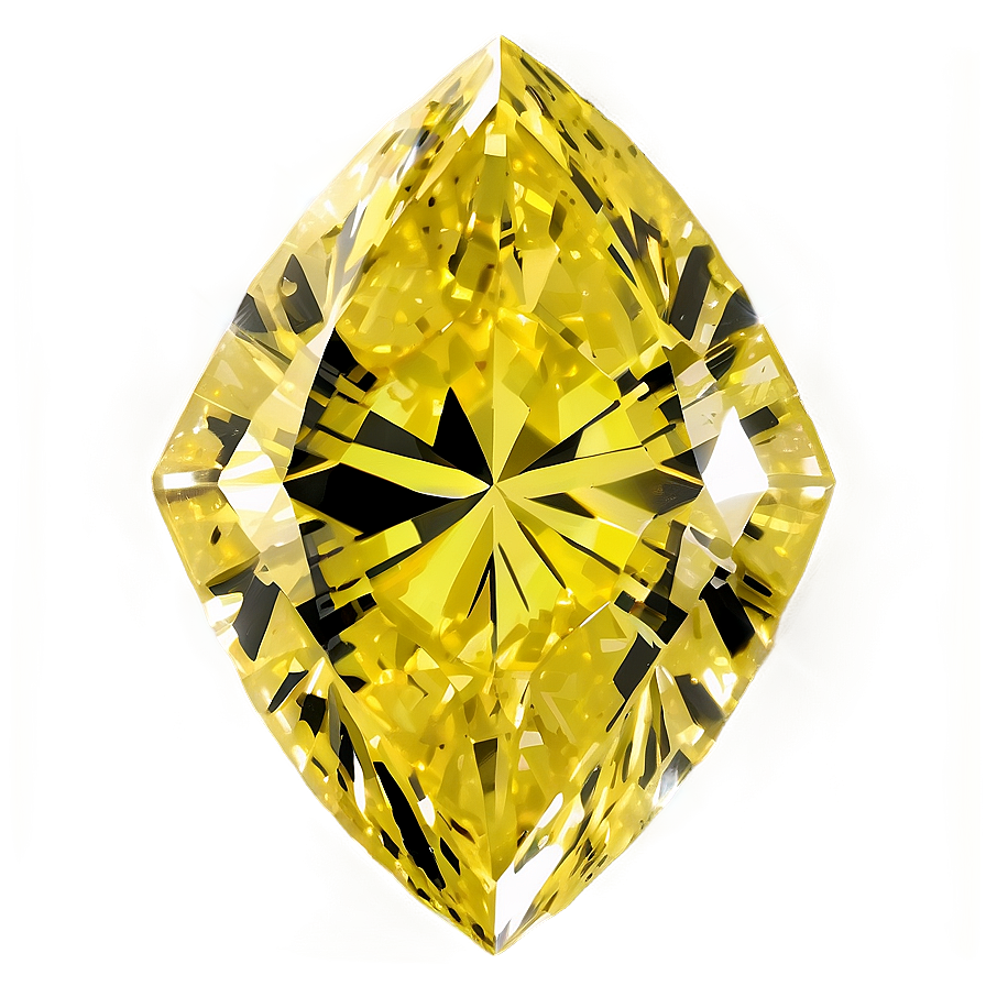 Yellow Diamond On White Background Png Yxb43 PNG Image