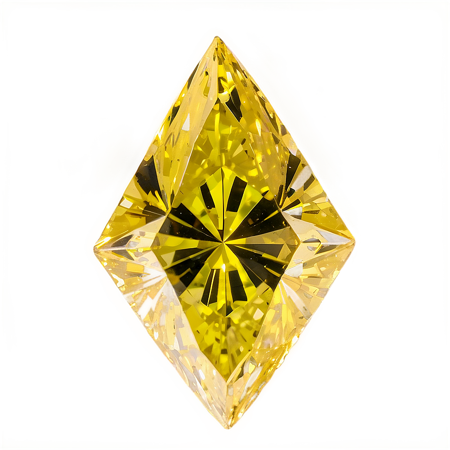 Yellow Diamond Solitaire Png Emm PNG Image