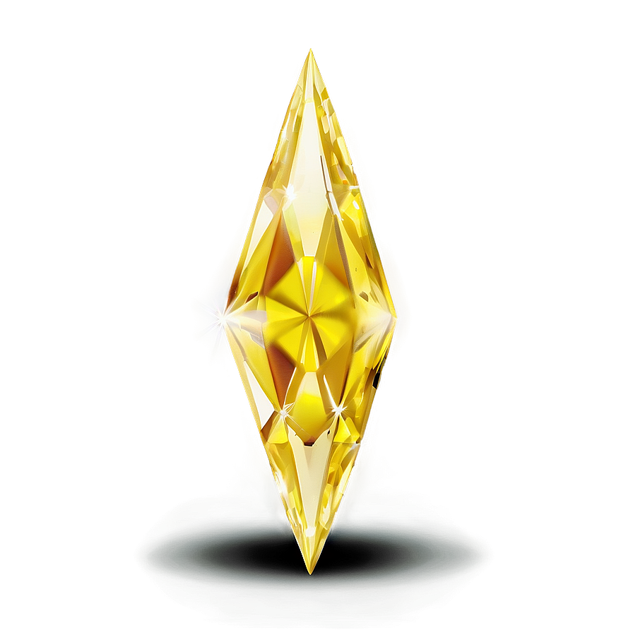 Yellow Diamond Transparent Png Khv56 PNG Image