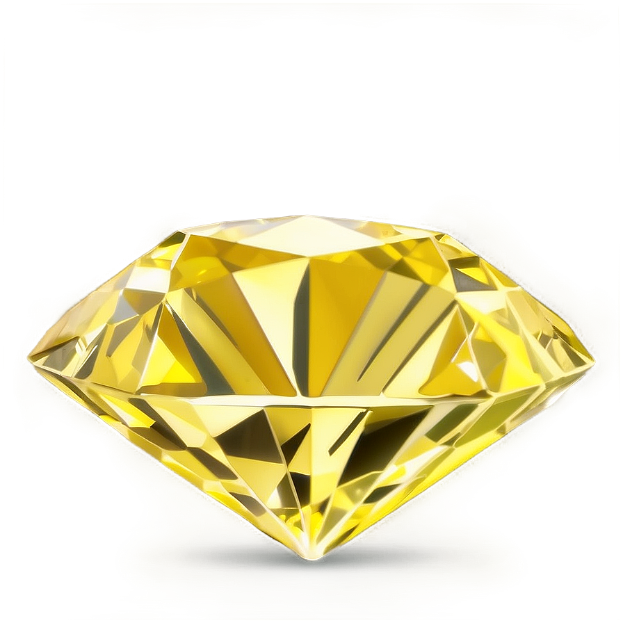 Yellow Diamond Transparent Png Qjh7 PNG Image