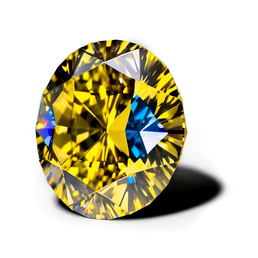 Yellow Diamond With Blue Background Png 83 PNG Image