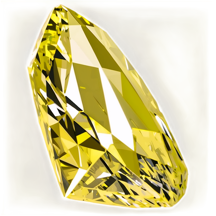 Yellow Diamond With Vintage Look Png Ndi PNG Image