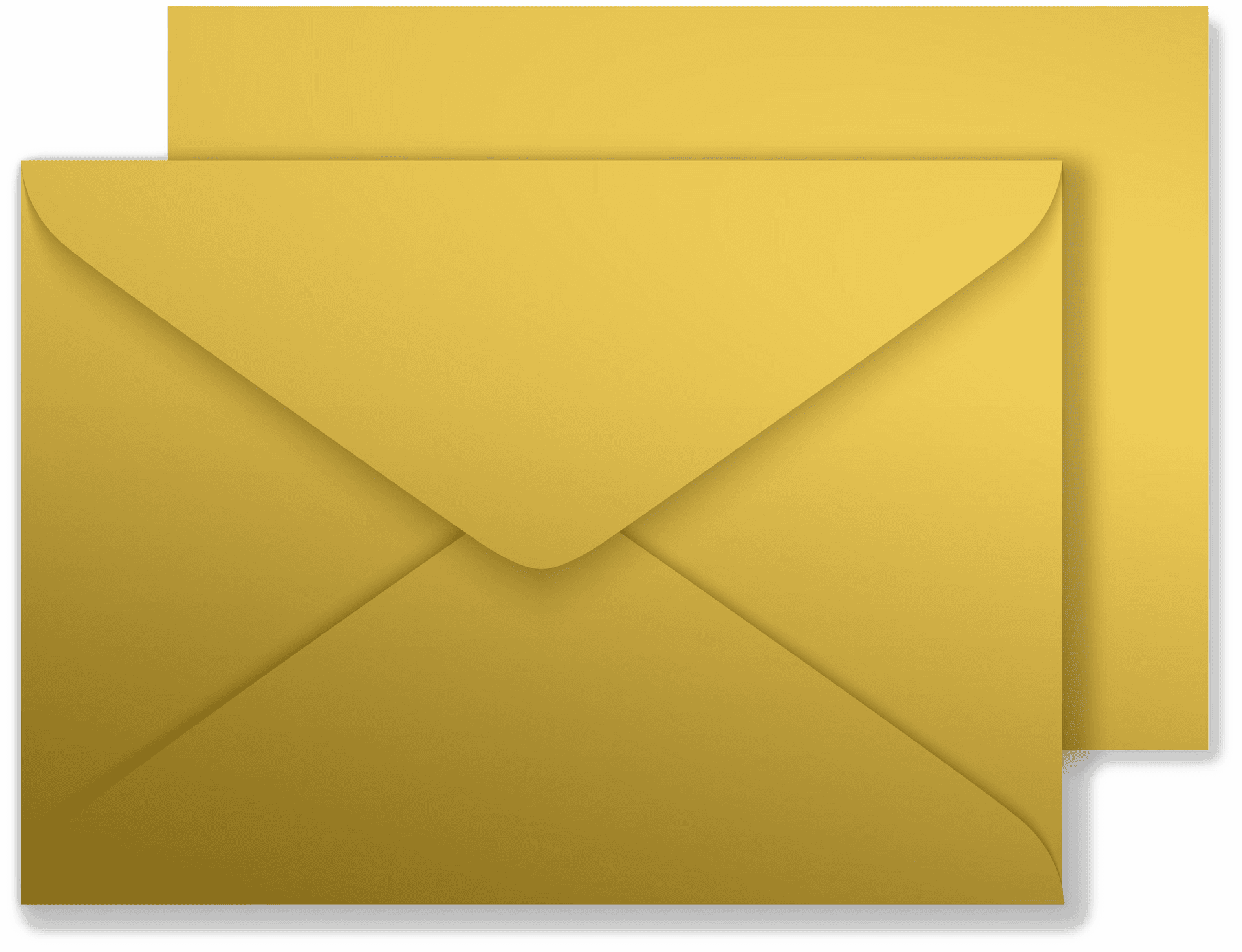 Yellow Envelope Icon PNG Image