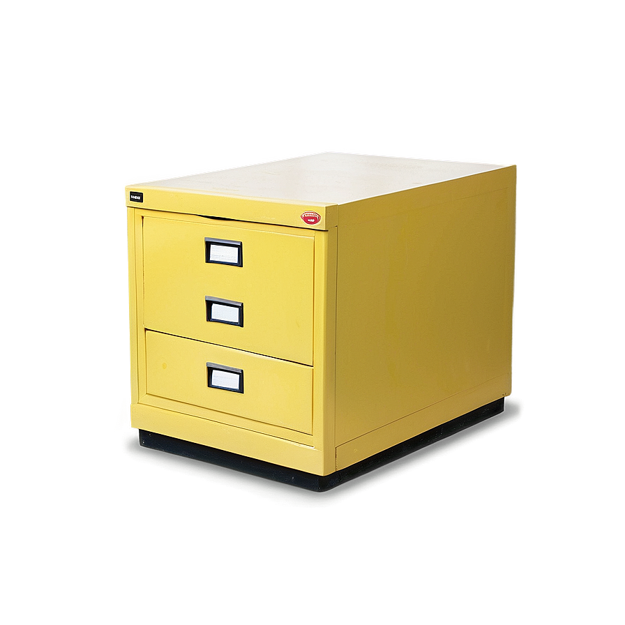 Yellow Filing Cabinet Png 95 PNG Image