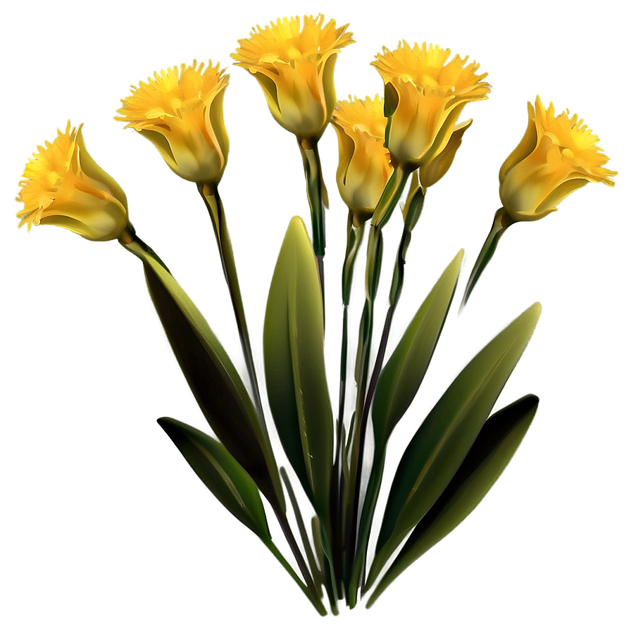 Yellow Flower Bouquet Png Xvv PNG Image