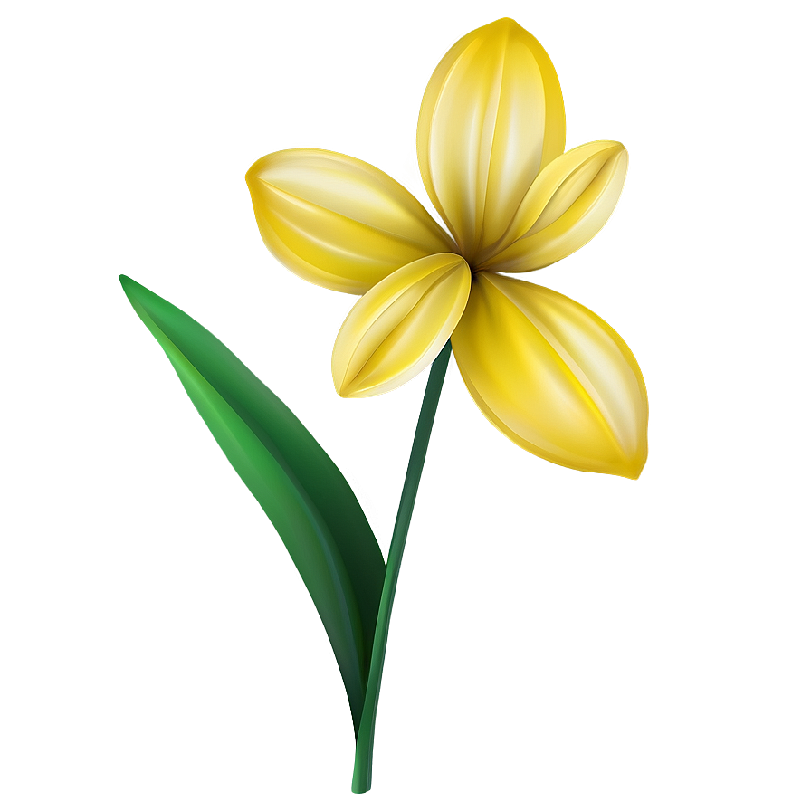 Yellow Flower Illustration Png 76 PNG Image