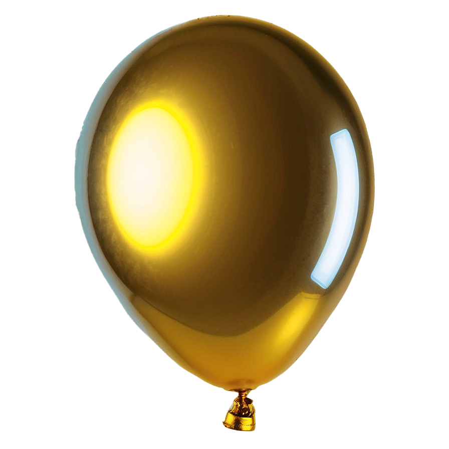 Yellow Foil Balloon Png 78 PNG Image