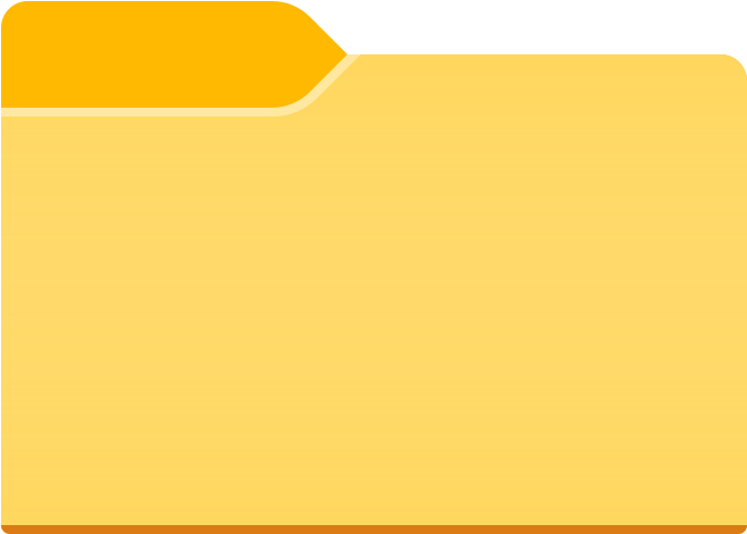 Yellow Folder Icon PNG Image