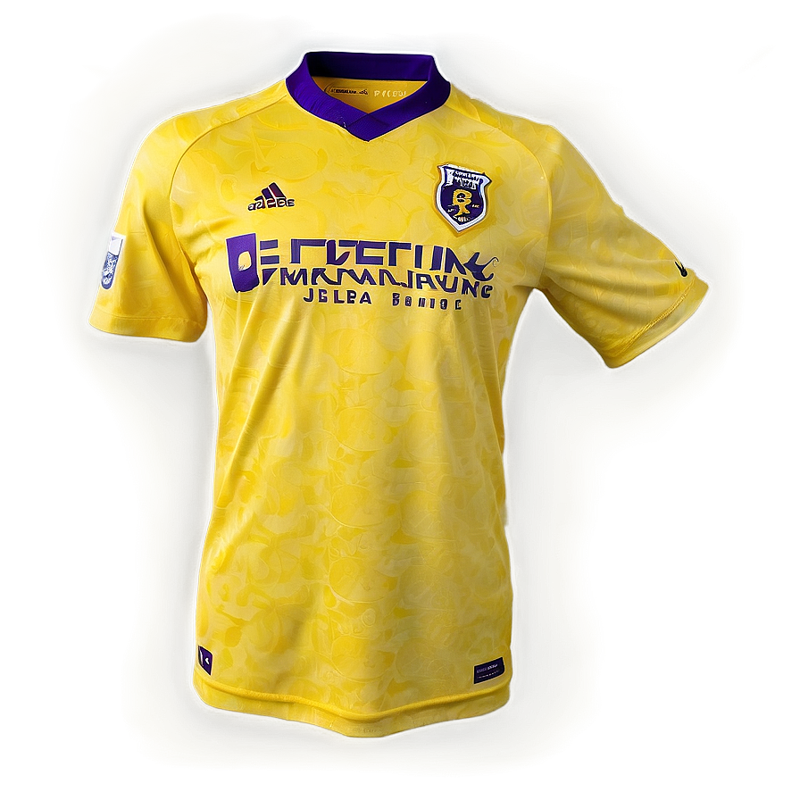 Yellow Football Jersey Png Yuv PNG Image