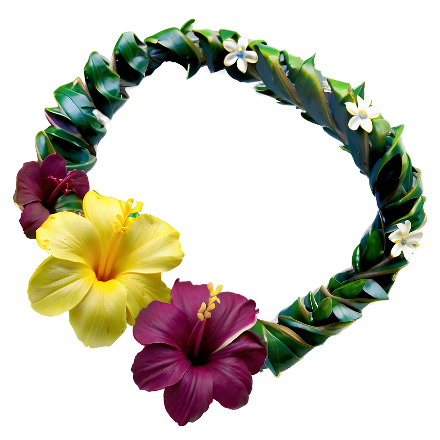 Yellow Hawaiian Lei Png 65 PNG Image