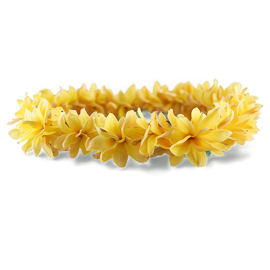 Yellow Hawaiian Lei Png Gln PNG Image