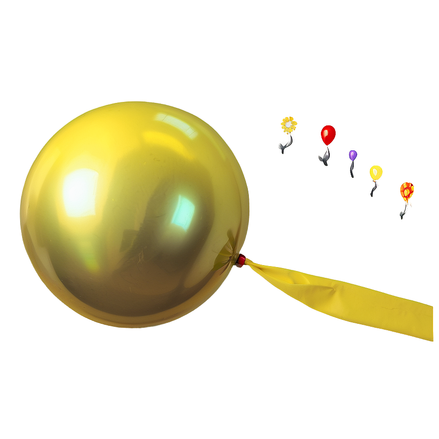 Yellow Latex Balloon Png Api PNG Image