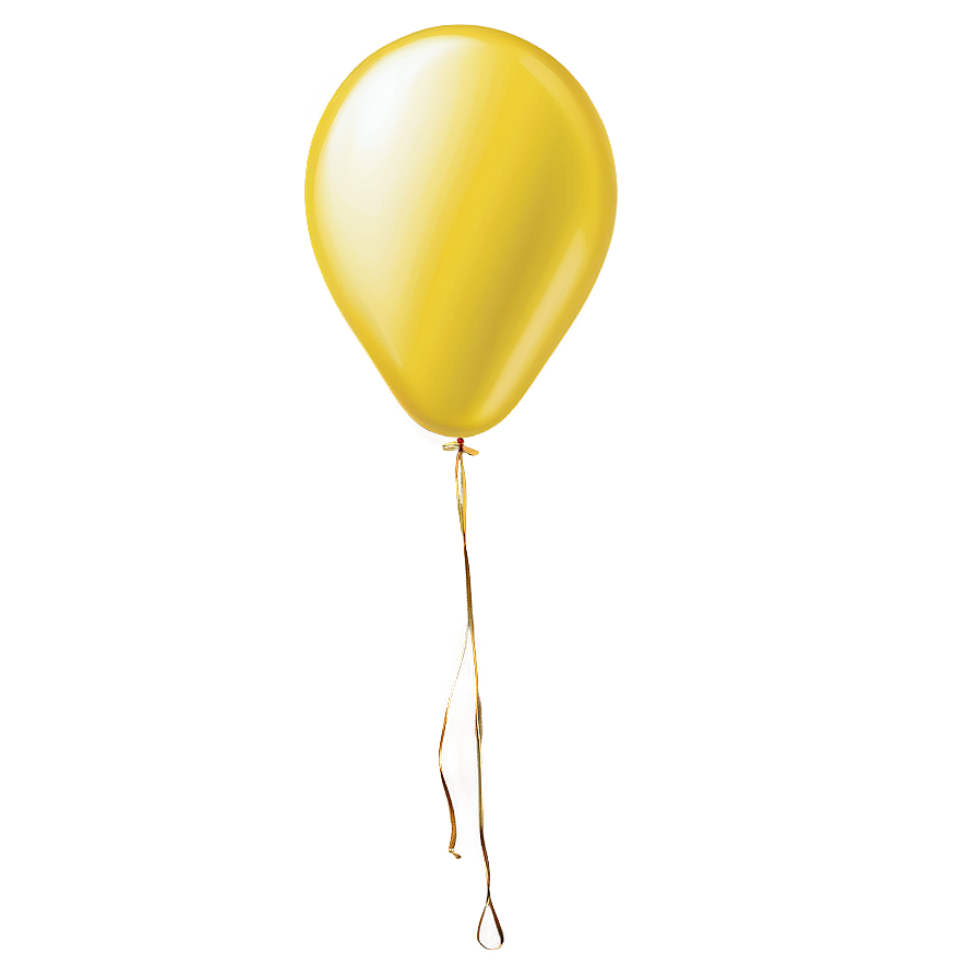 Yellow Latex Balloon Png Lsv PNG Image