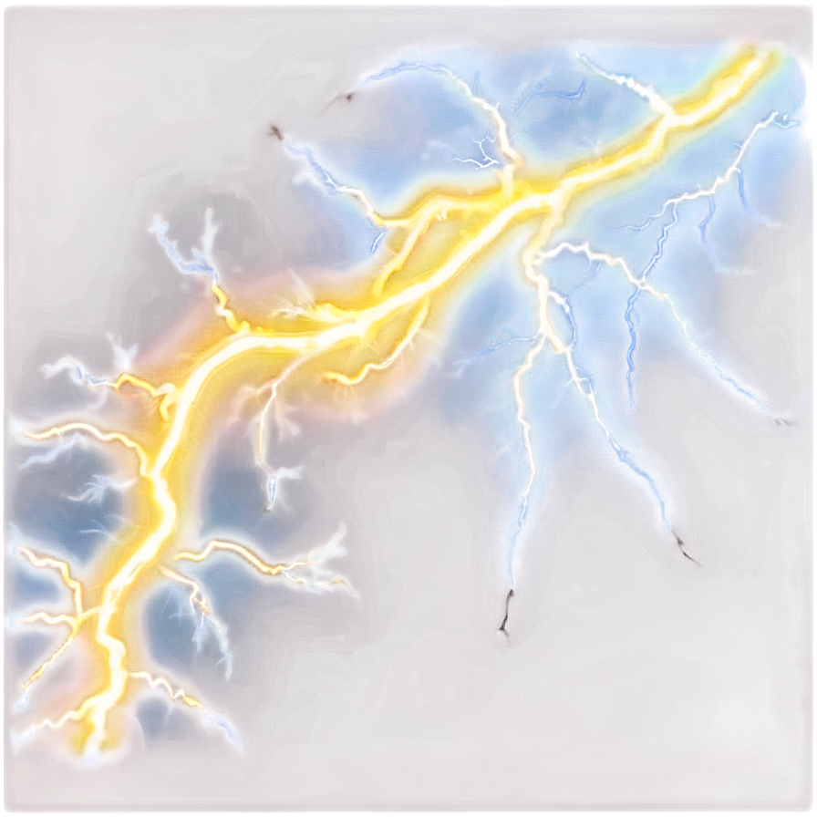 Yellow Lightning Impact Png 06132024 PNG Image