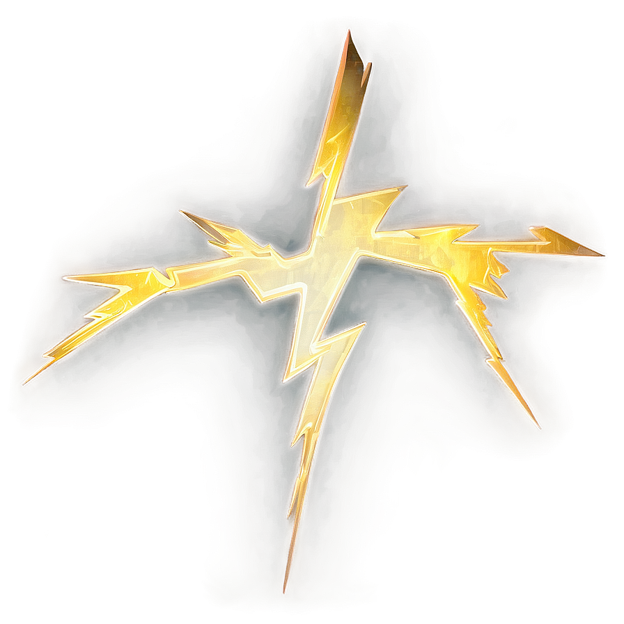 Yellow Lightning Strike Event Png 06132024 PNG Image