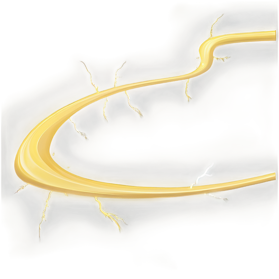 Yellow Lightning Swirl Png 2 PNG Image