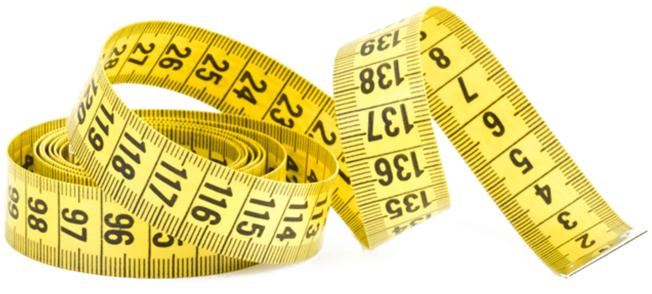 Yellow Measuring Tape Coiled PNG Image