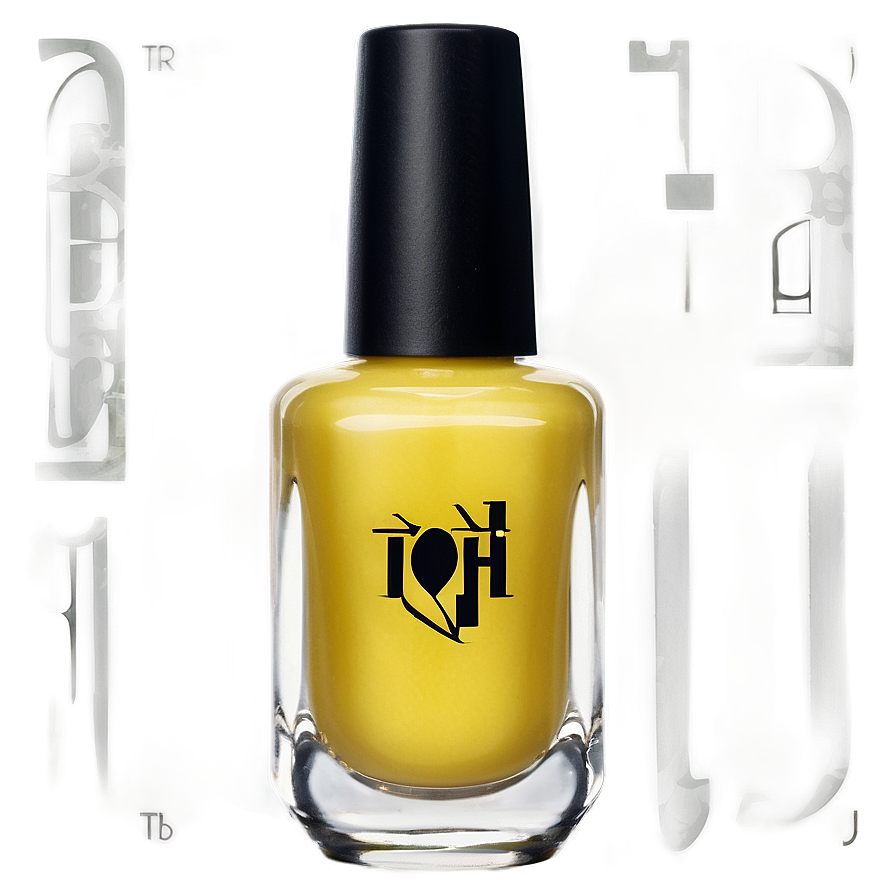 Yellow Nail Polish Png 05252024 PNG Image