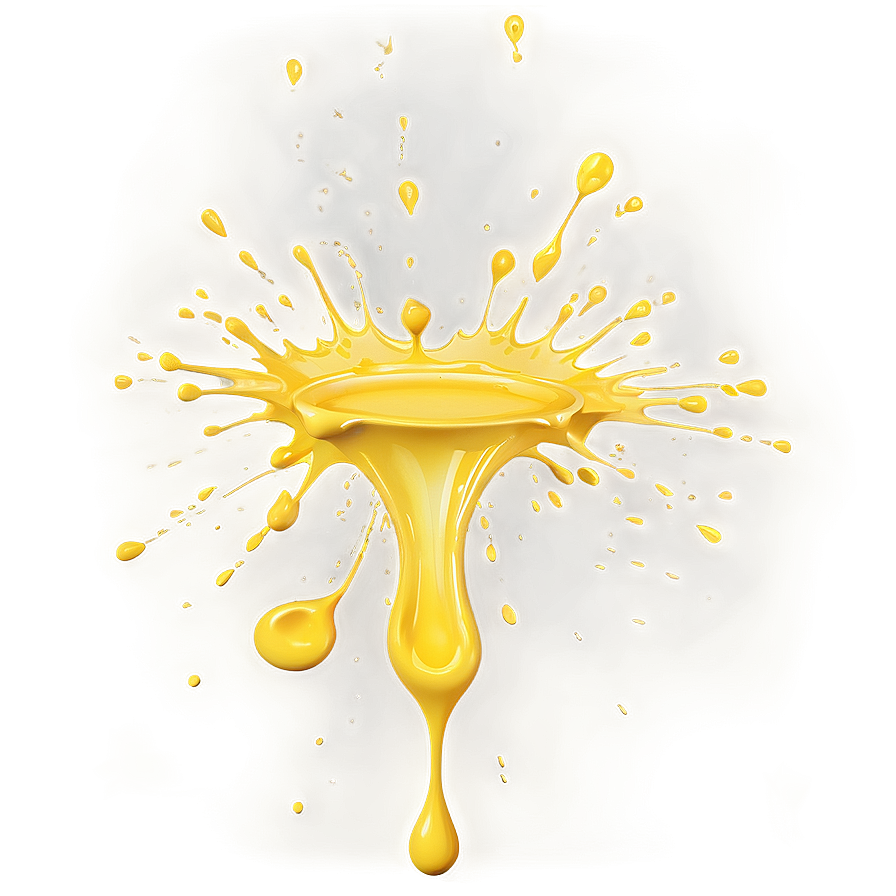 Yellow Paint Splash Png Vaa PNG Image