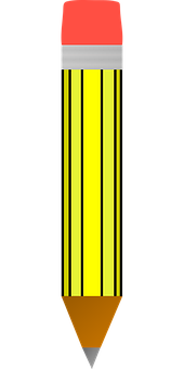 Yellow Pencil Graphic PNG Image