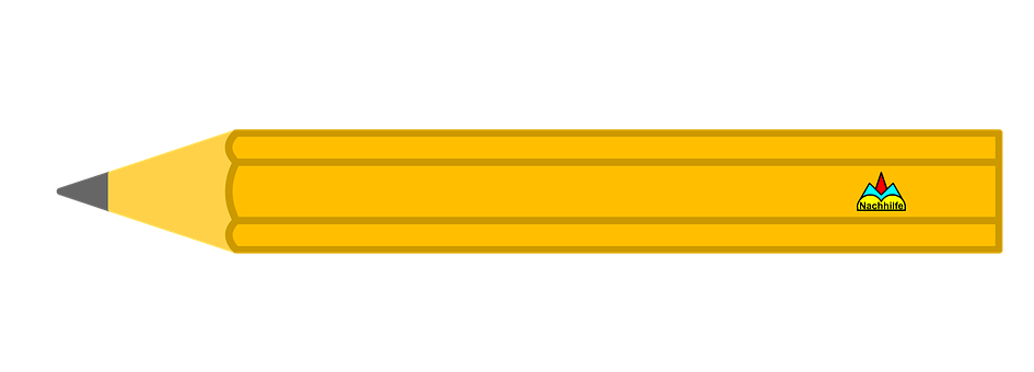 Yellow Pencil Graphic PNG Image