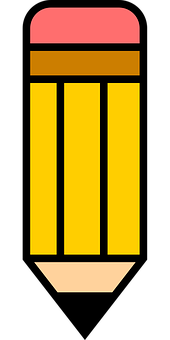 Yellow Pencil Icon PNG Image